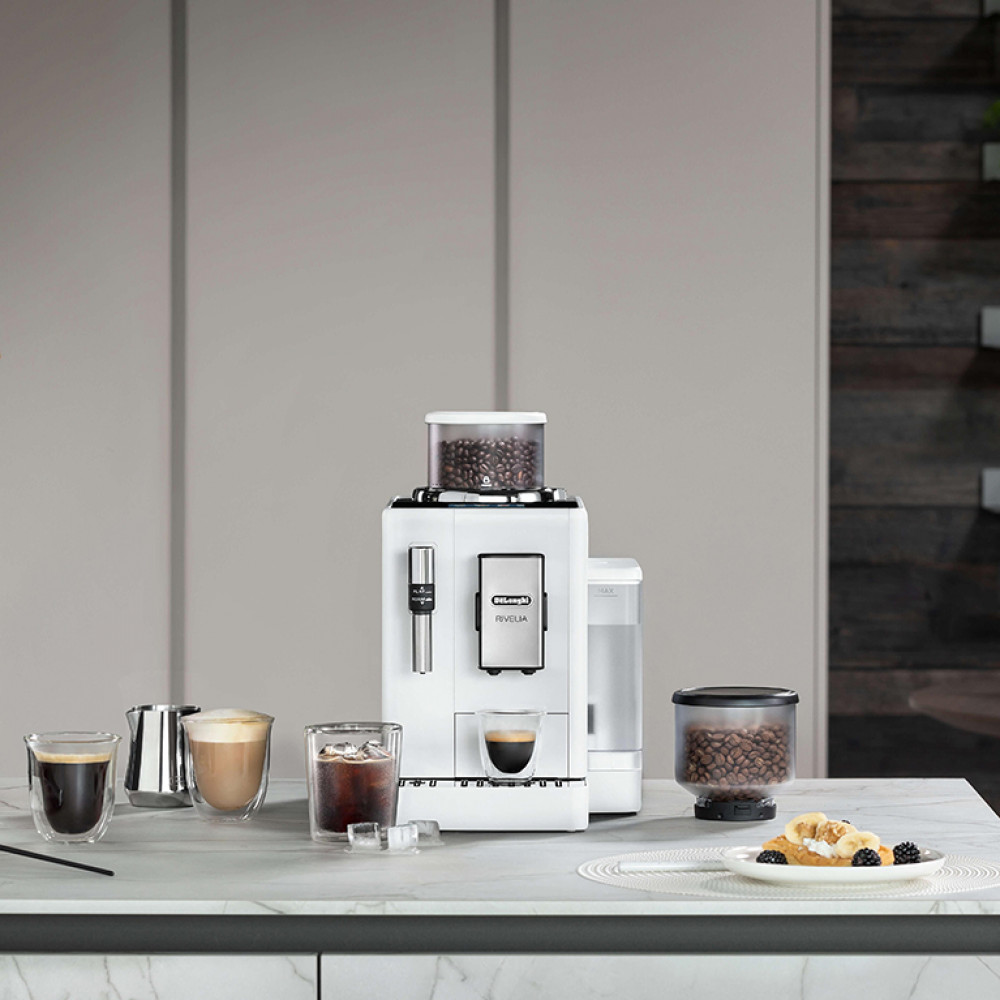 Кофемашина Delonghi EXAM440.35.W Rivelia белый