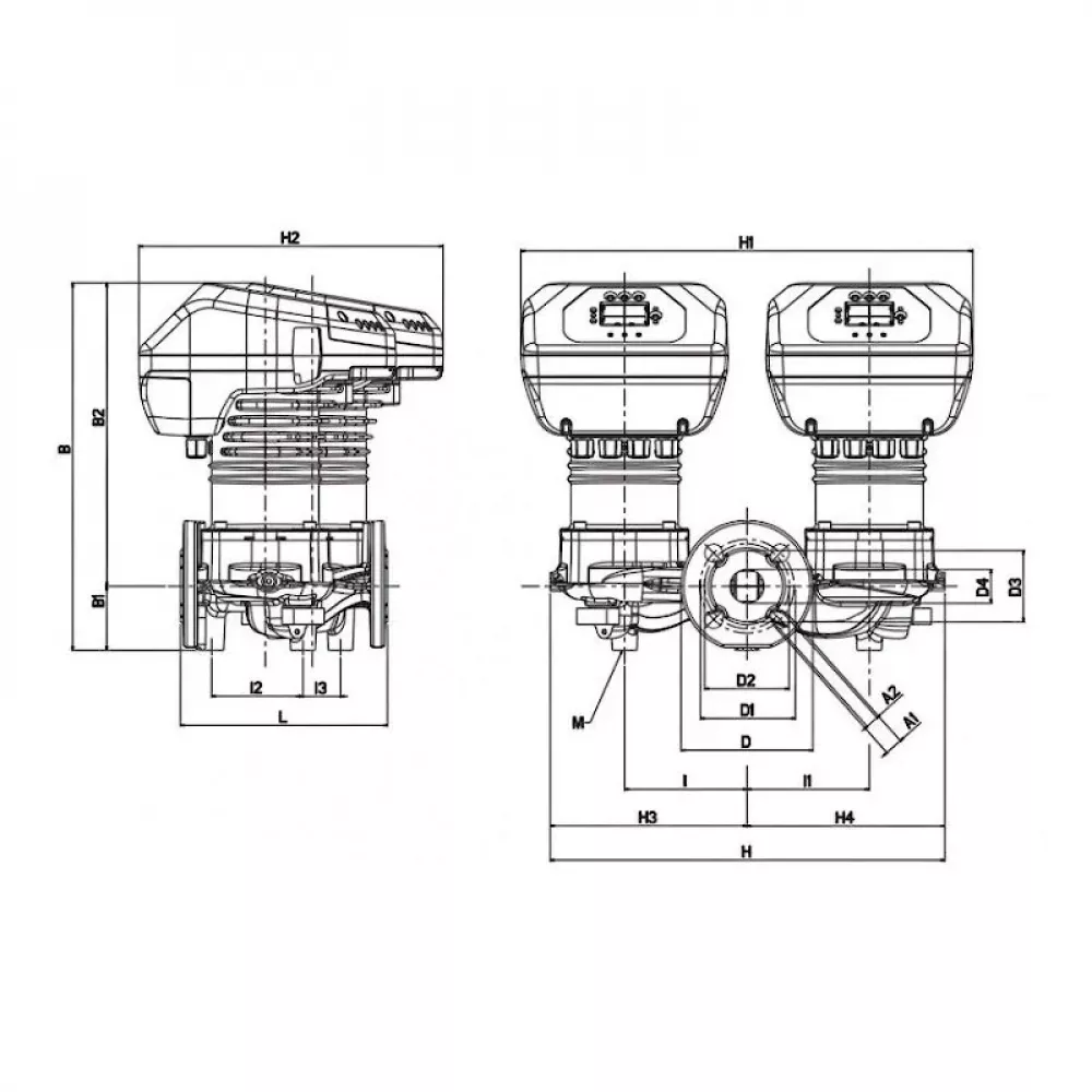 Насос циркуляционный промышленный DAB EVOPLUS D 120/220.32 M, 60151000