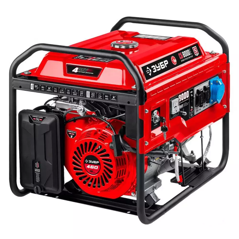 ЗУБР СБ-8000Е бензиновый генератор