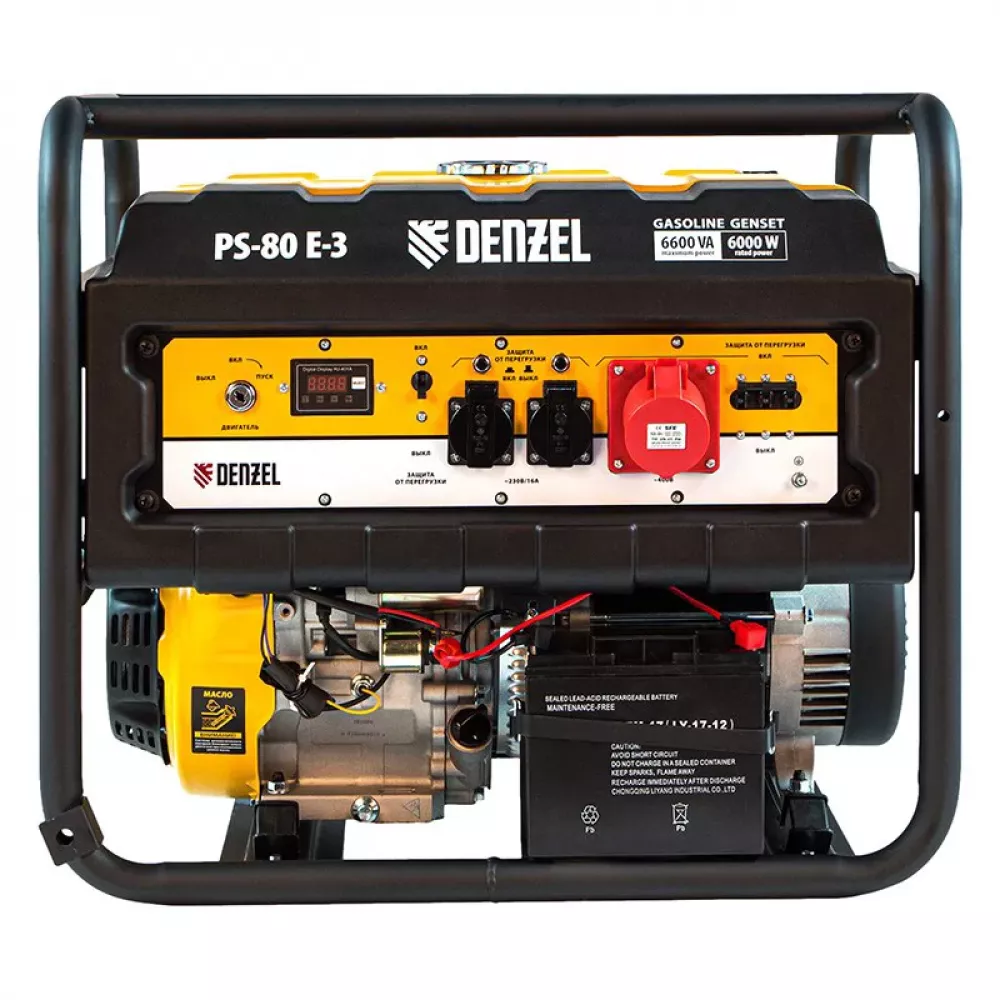 DENZEL PS 80 E-3 бензиновый генератор 946954