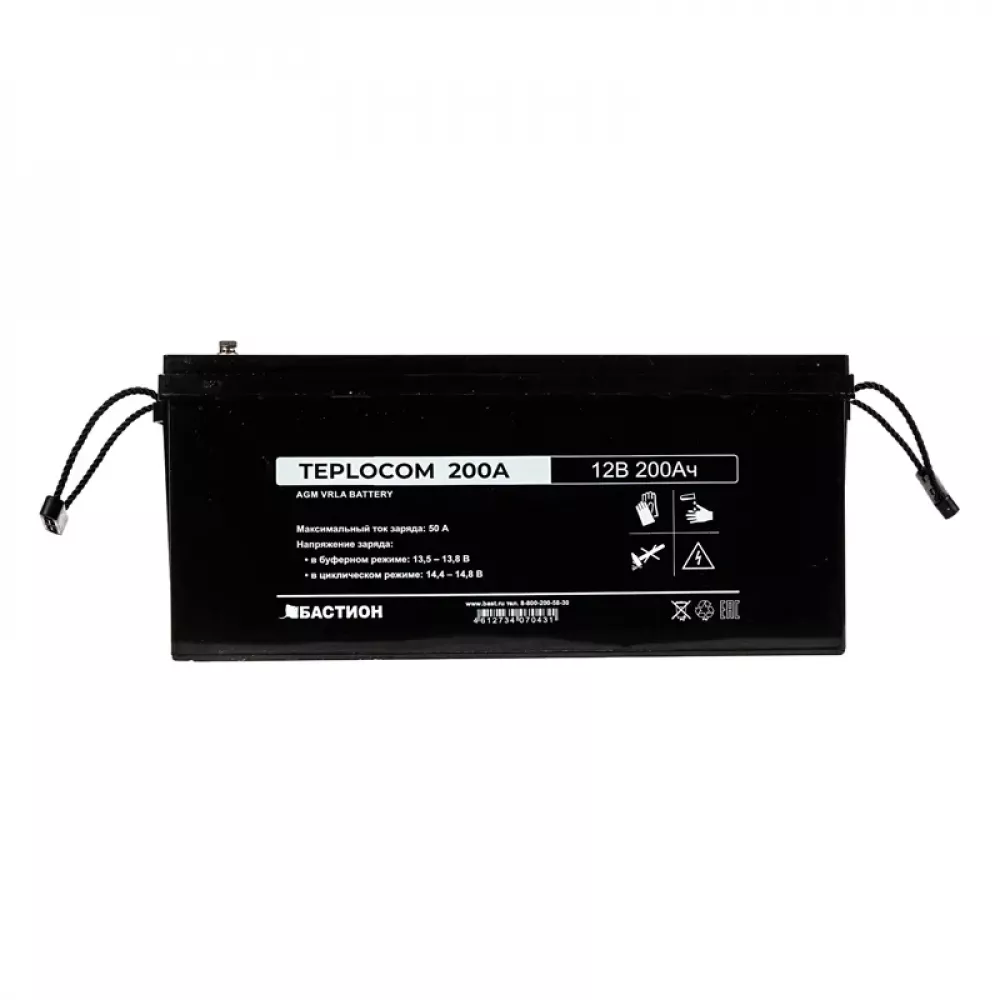 TEPLOCOM 200Ач аккумулятор герметичный свинцово-кислотный 443