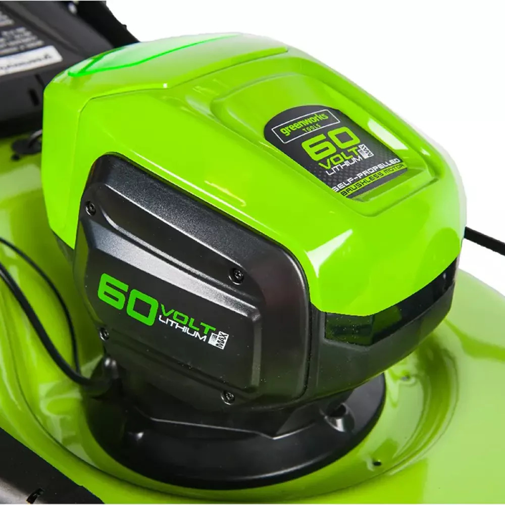 Greenworks GD60LM51SPK4 60V аккумуляторная газонокосилка самоходная (1 x 4 Ач, ЗУ) 2505607UB