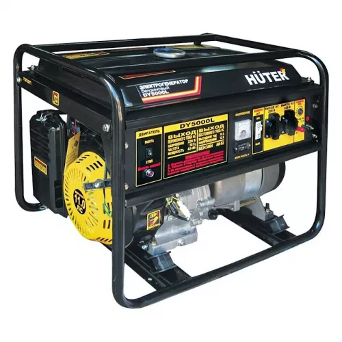 HUTER DY5000L бензиновый генератор 64/1/5