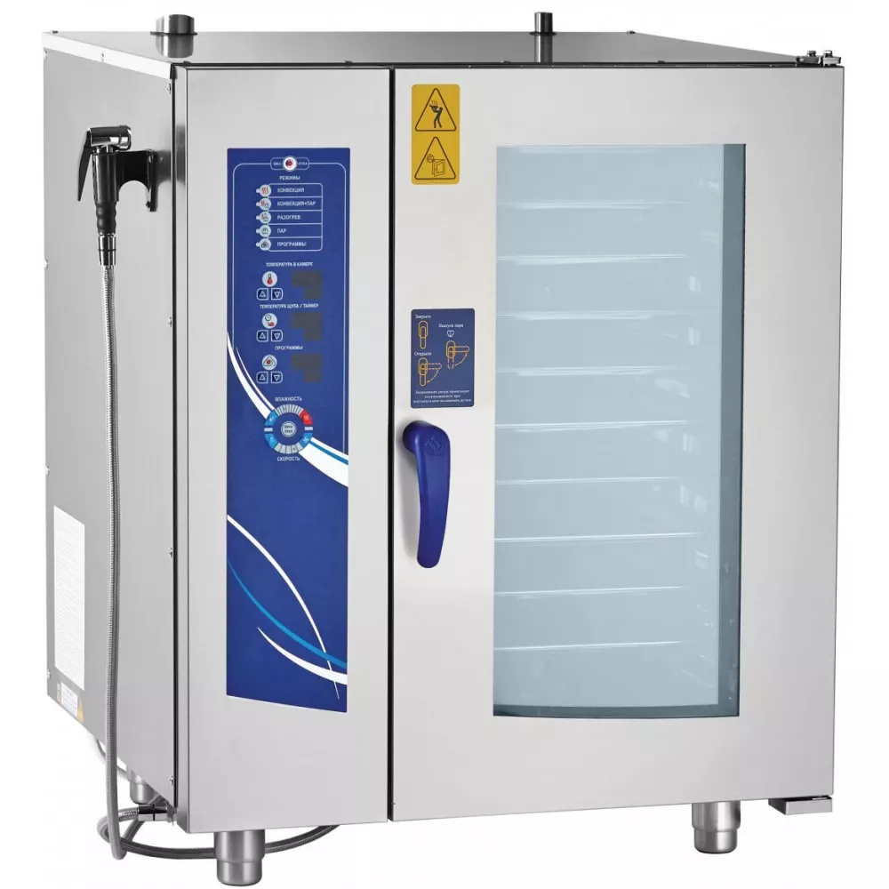 Пароконвектомат Abat ПКА 10-1/1ПМ2 (лицо нерж)