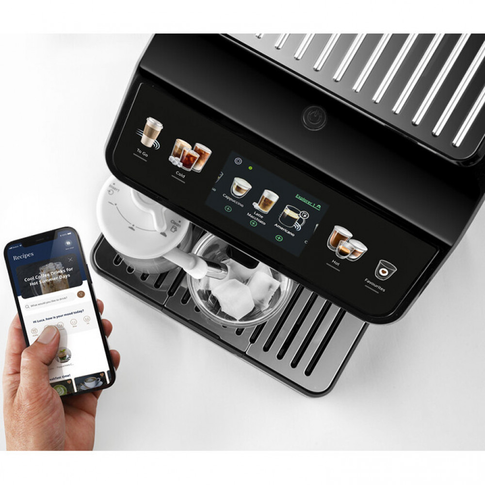 Кофемашина Delonghi ECAM450.55.S Eletta Explore серебристый