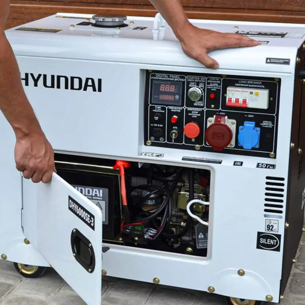 Hyundai DHY 8500SE-T дизельный генератор