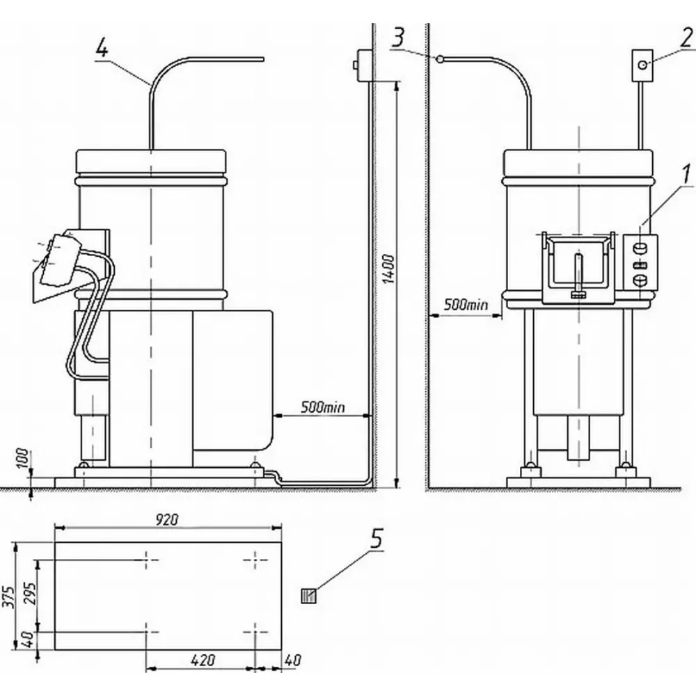 Картофелечистка Торгмаш МОК-150М