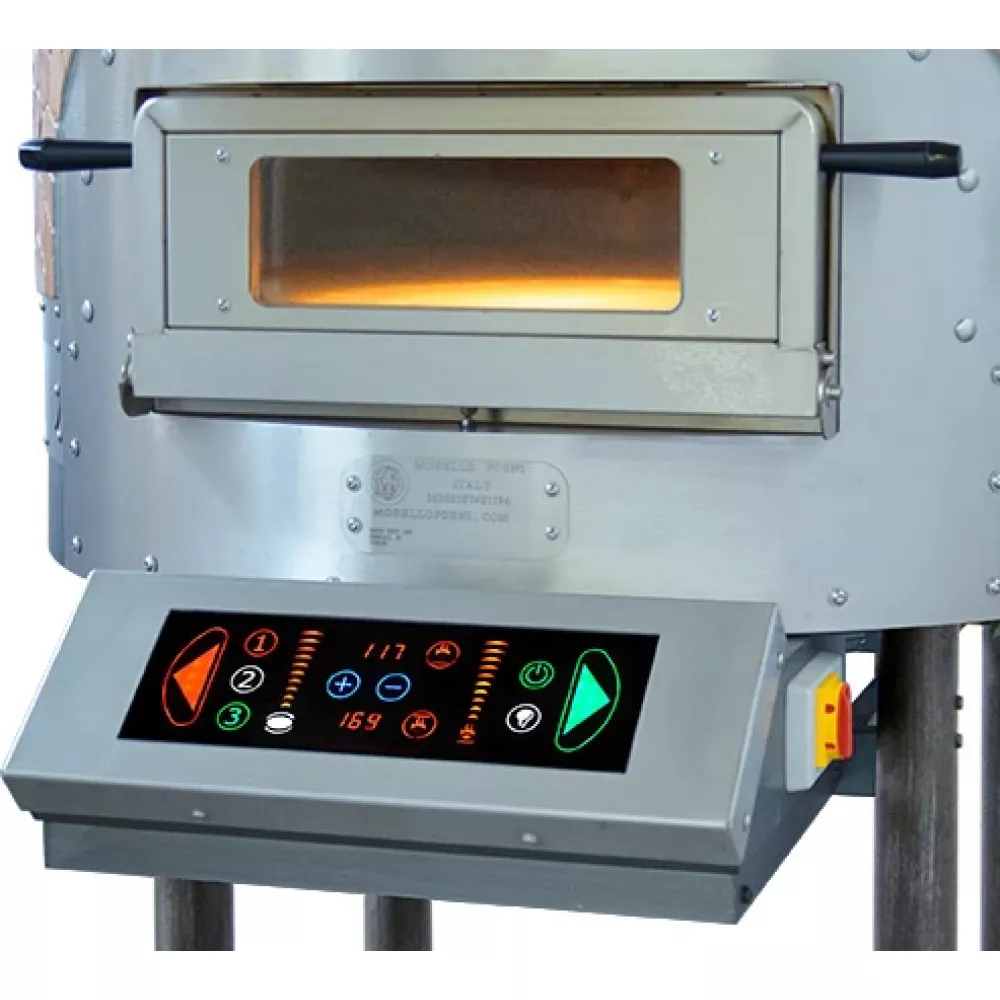 Печь для пиццы Morello Forni FRV100CM Cupola Mosaic Misto Veneziano Черная фуга