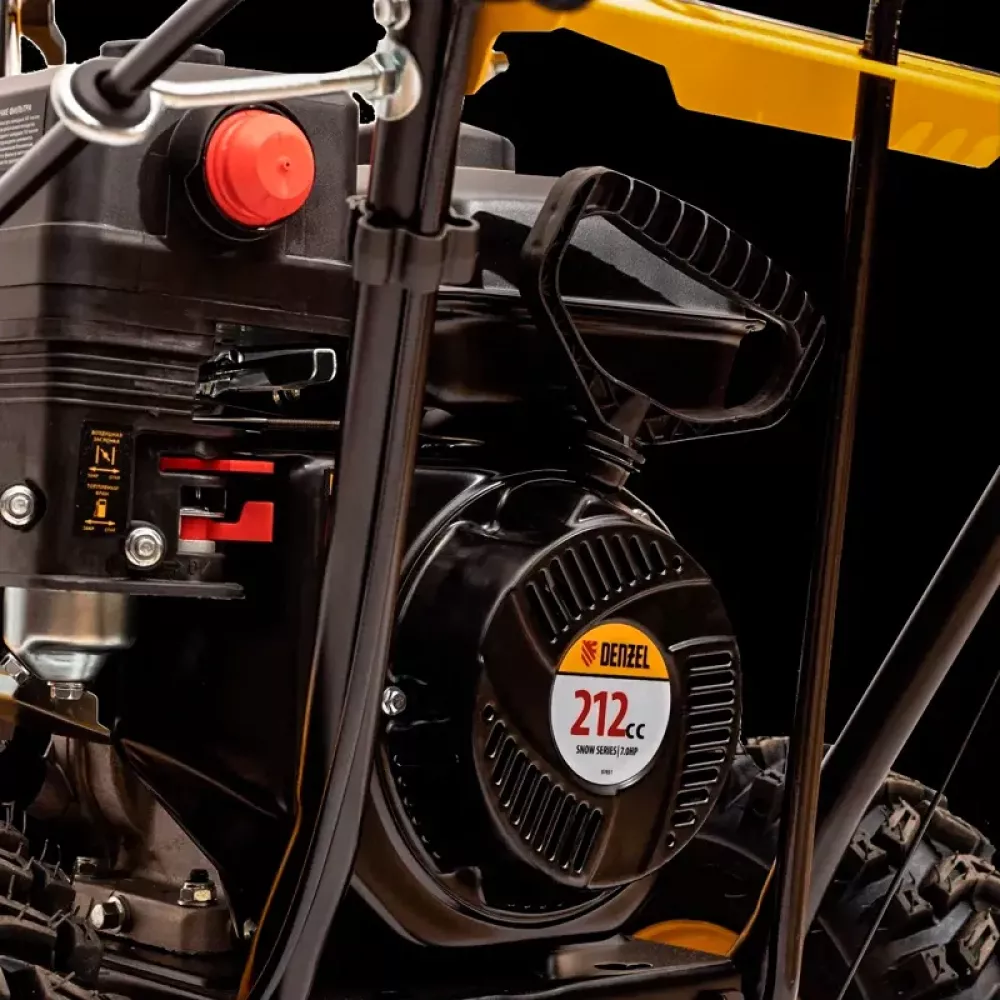 DENZEL SWB-600 снегоуборщик бензиновый со щеткой для подметания 97661