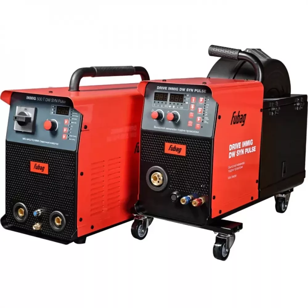 FUBAG INMIG 500T DW SYN PULSE сварочный полуавтомат инверторный с подающим механизмом DRIVE INMIG DW SYN PULSEБО и горелкой FB 550W 31443.5