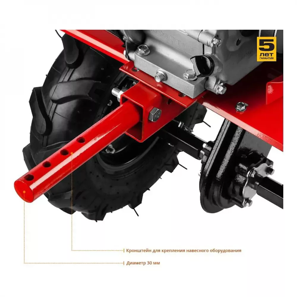 Мотоблок бензиновый ЗУБР МТБ-400 с понижающей передачей