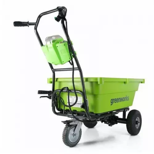Садовая тележка самоходная Greenworks G40GCK4, 40V, 106 л, с 1хАКБ 4 А.ч и ЗУ, 7400007UB