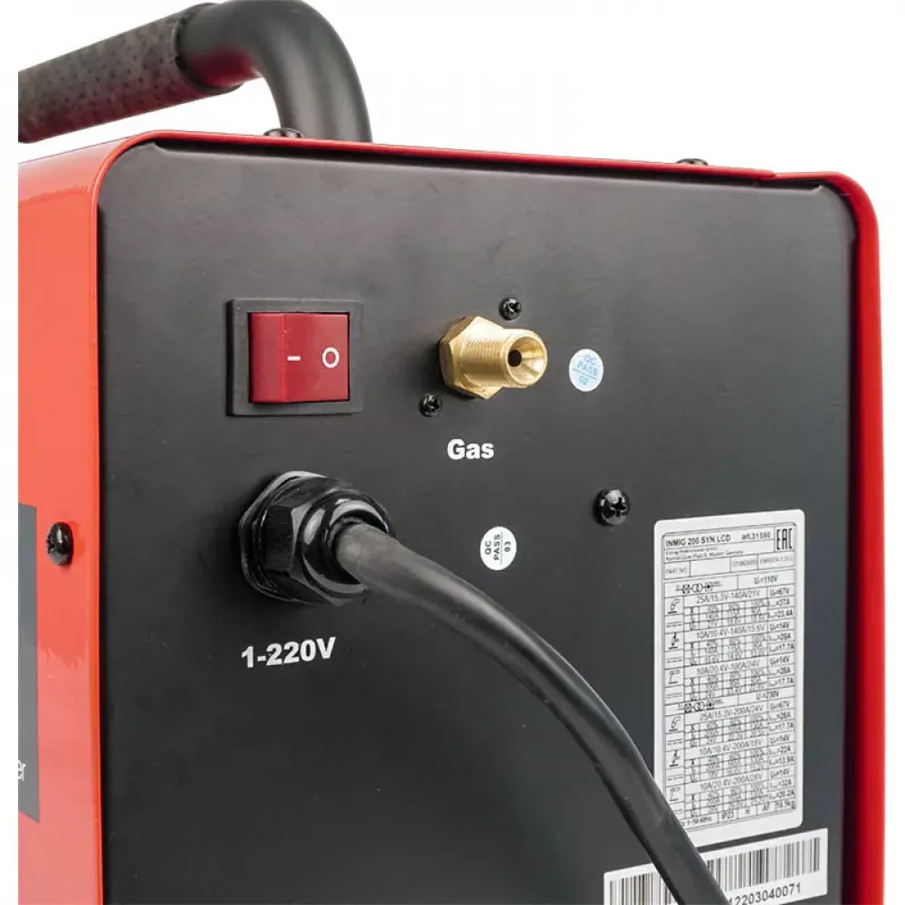 FUBAG INMIG 200 SYN LCD сварочный полуавтомат инверторный с горелкой FB 250 Ergo 31590.1