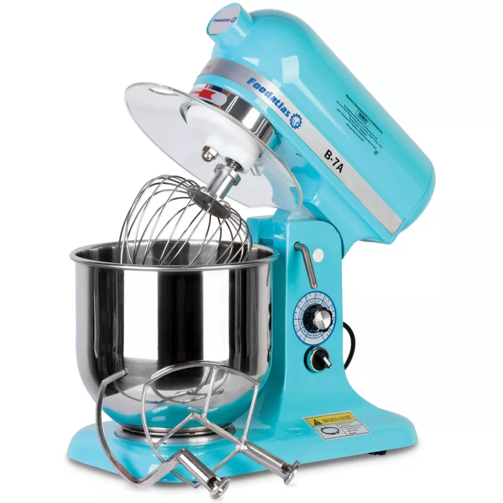 Планетарный миксер Foodatlas B-7A бирюзовый