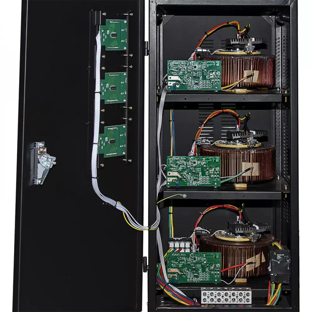 Ресанта АСН-15000/3-ЭМ трехфазный стабилизатор напряжения 63/4/5