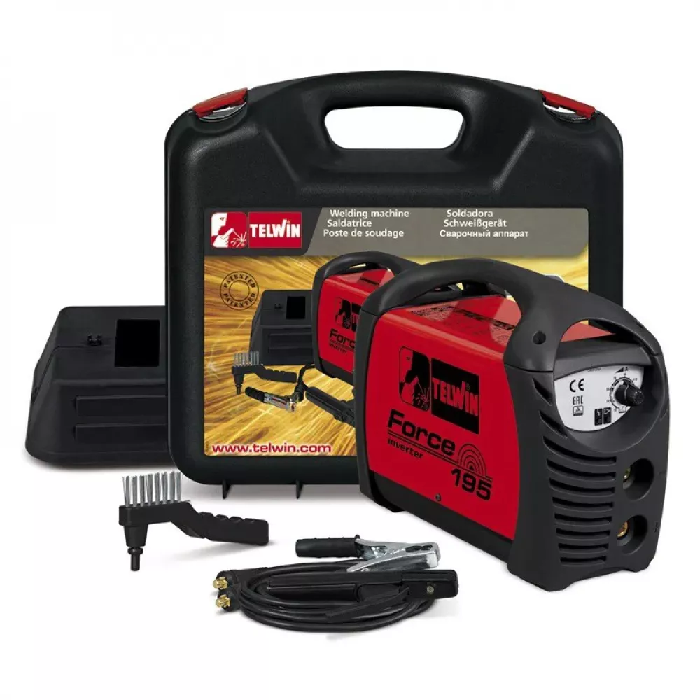 Telwin FORCE 195 ACX PLASTIC CARRY CASE сварочный инвертор 815859
