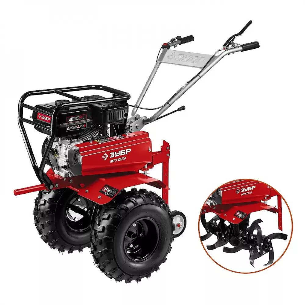 Мотоблок бензиновый ЗУБР МТУ-450 усиленный